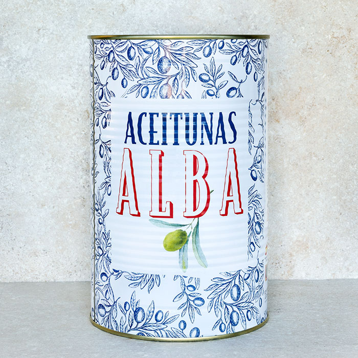 Alba Unpitted Manzanilla Olives 2Kg