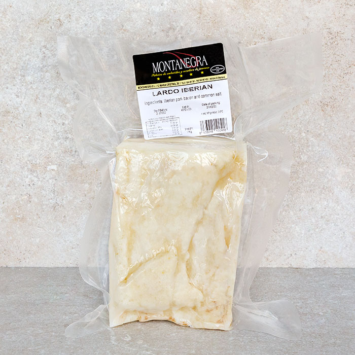 Montanegra Iberico Lardo de Bellota 0.8Kg