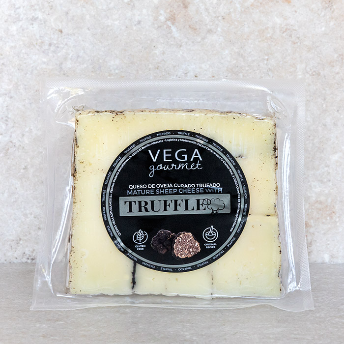 Vega Gourmet Truffled Sheep’s Milk Cheese 200g